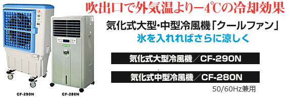 日動工業 中型冷風機 クールファン CF-280N ☆「暮らし館」イマジネット☆