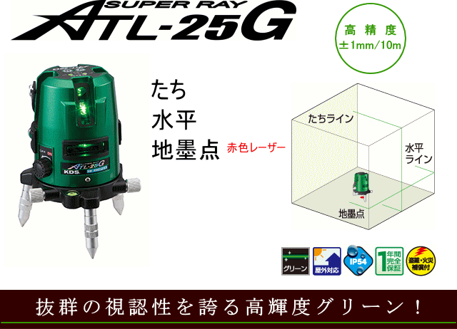 KDS ���[�U�[�n�o���� �X�[�p�[���C ATL-25G