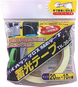 ダイヤテックス 蓄光テープ TK-30-GR